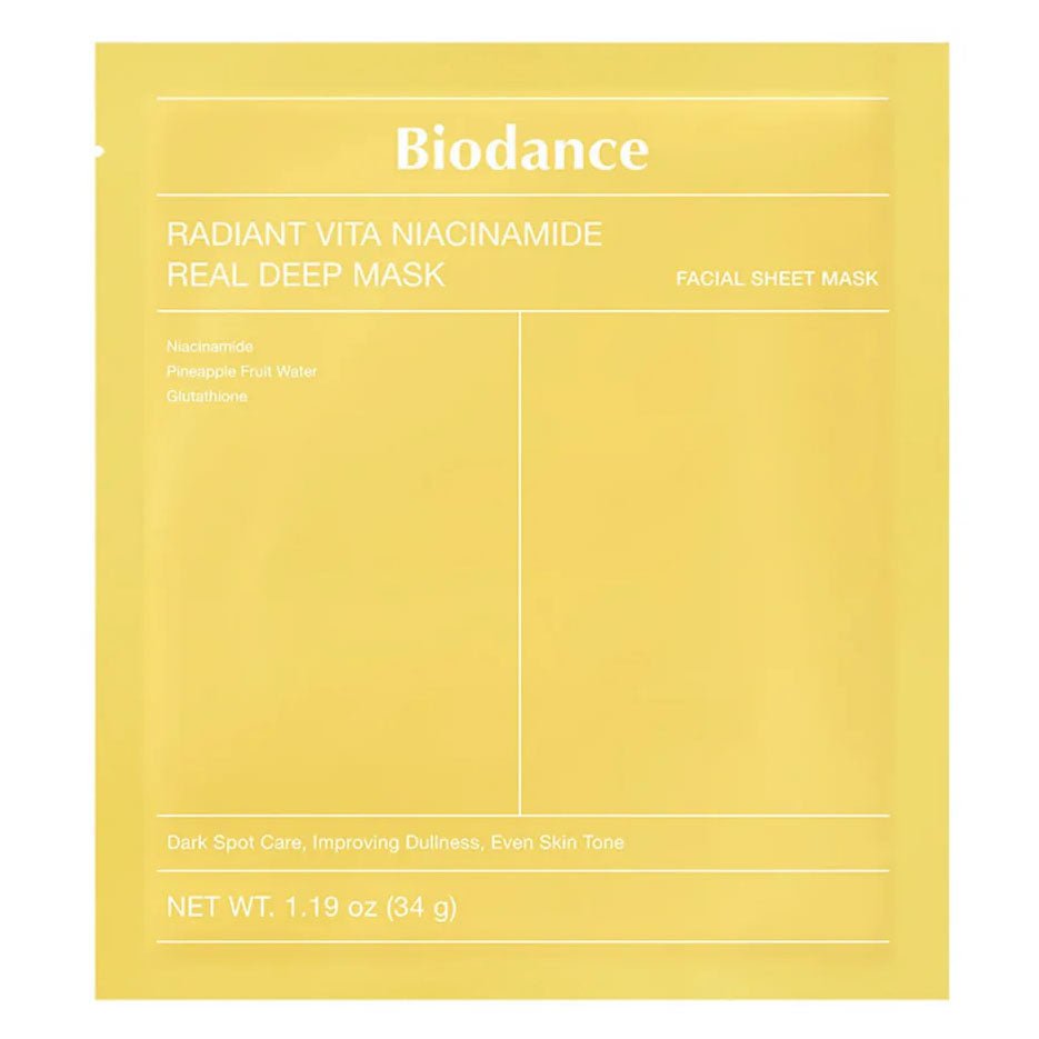 Biodance Real Deep Mask 34Sheets (Collagen, Sea Kelp, Cera-Nol, Vita)