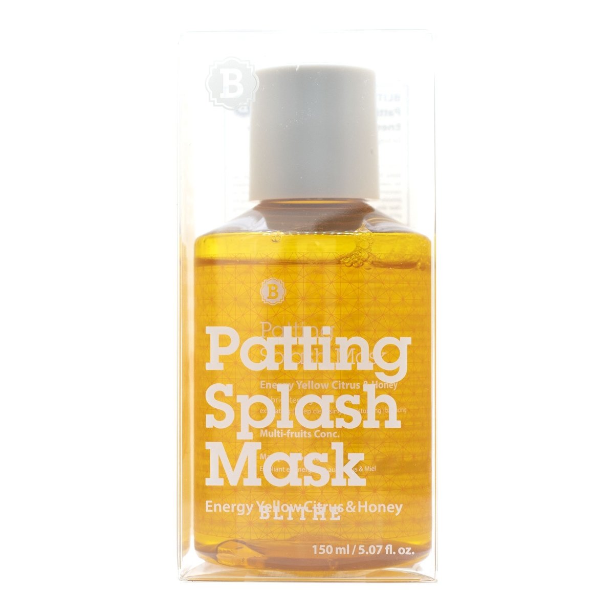 Blithe Patting Splash Mask Energy Yellow Citrus & Honey 680ml (1 Count)