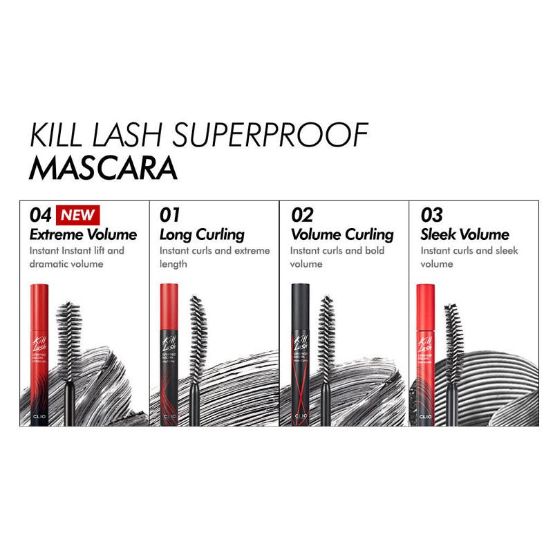 CLIO Kill Lash Superproof Mascara Professional Mascara 200g