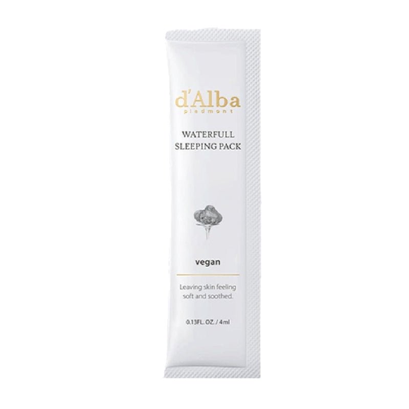 d'Alba Waterfull Vegan Sleeping Mask 4ml x 12 Packs