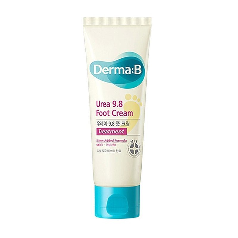 Derma:B Urea 9.8 Foot Cream Woody Musk Scent, 80ml, 2pcs