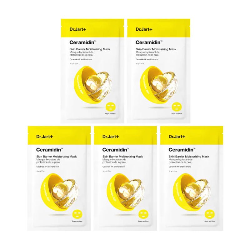 Dr. Jart+ Ceramidin Skin Barrier Moisturizing Mask 22g (5 Sheets)