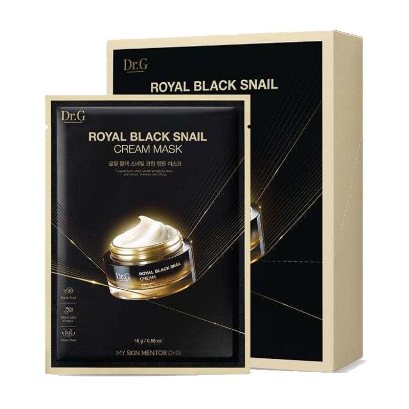 Dr.G Royal Black Snail Cream Mask 16g (5 Sheets x 2 Packs) 10ea