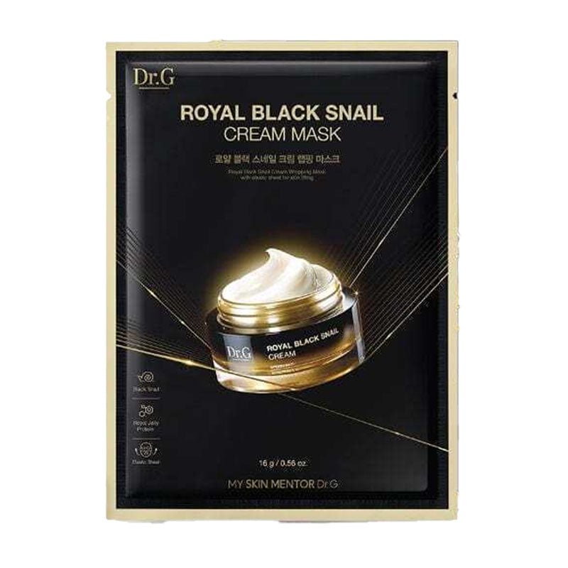 Dr.G Royal Black Snail Cream Mask 16g (5 Sheets x 2 Packs) 10ea