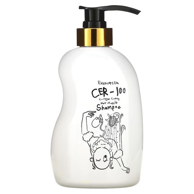 Elizavecca CER-100 Collagen Coating Hair A+ Muscle Shampoo - 16.500fl oz (1 Unit)