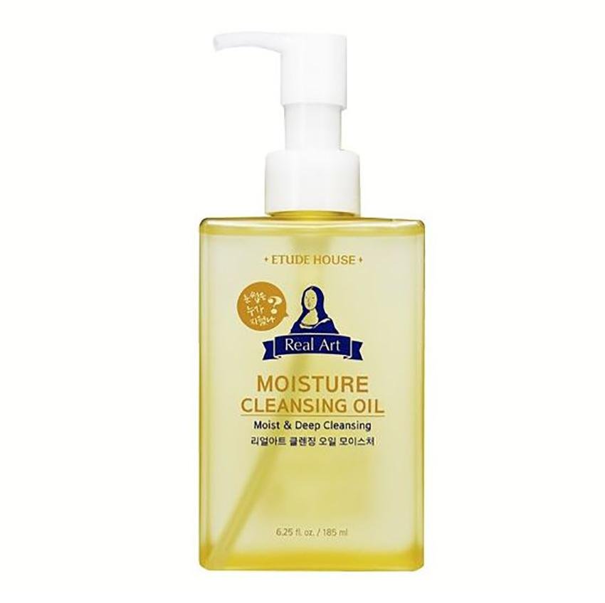 Etude House Real Art Cleansing Oil Moisture 185ml + 185ml (Refill)