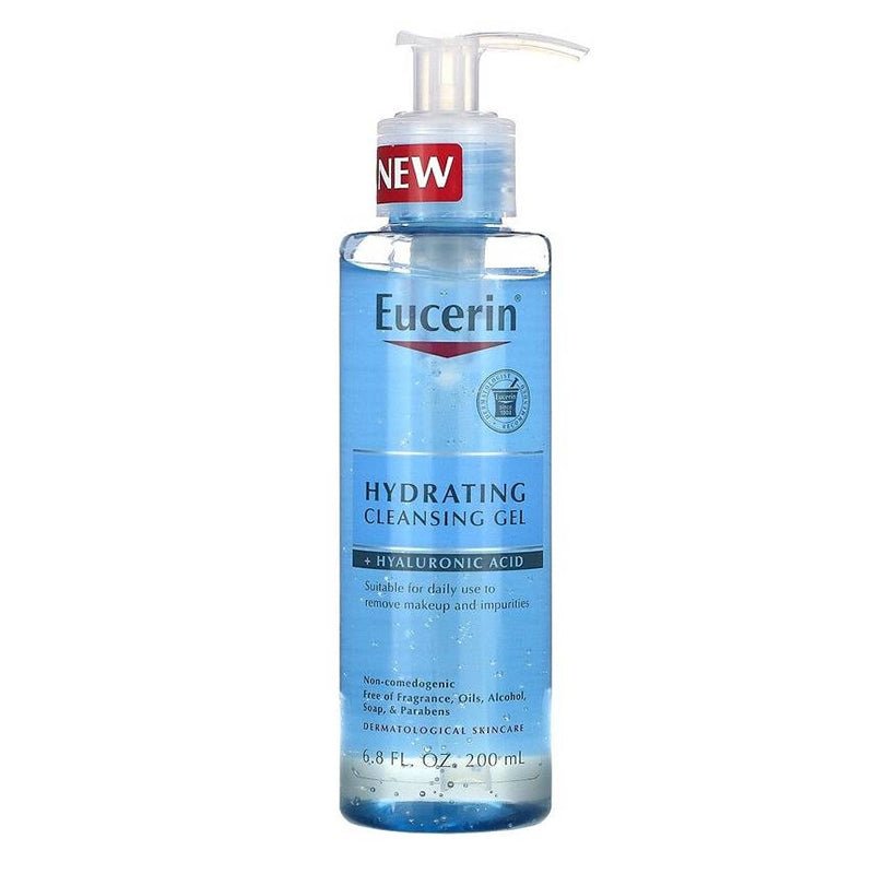 Eucerin Hydrating Cleansing Gel 200ml, 4 Pack