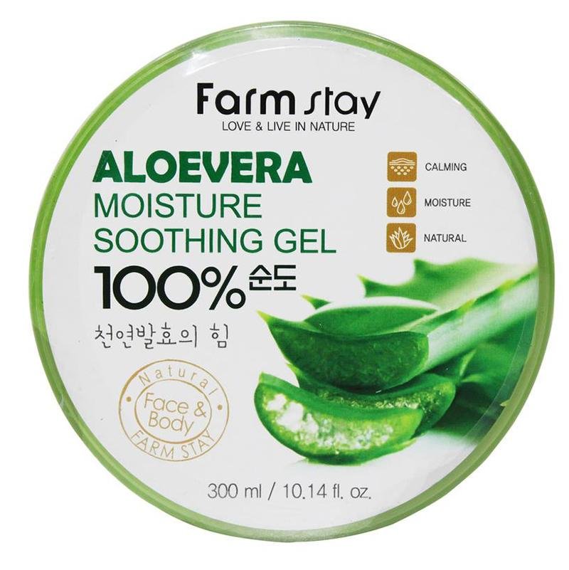 Farmstay Moisture Aloe Vera Soothing Gel 300ml x 10pcs