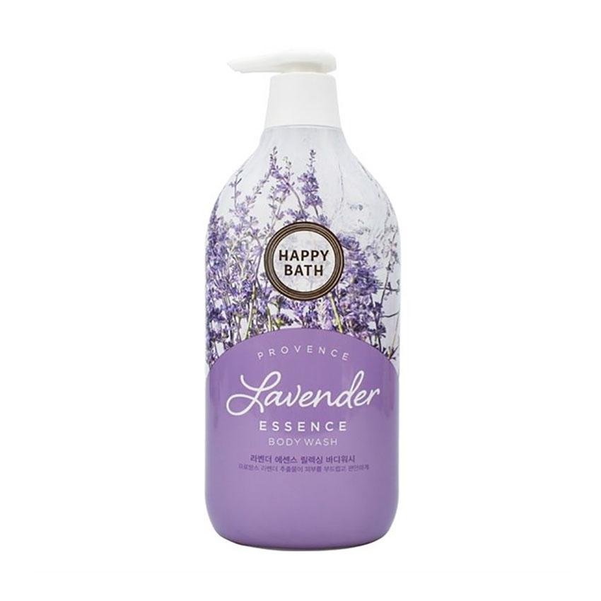Happy Bath Provence Lavender Essence Relaxing Body Wash 900g x 3pcs