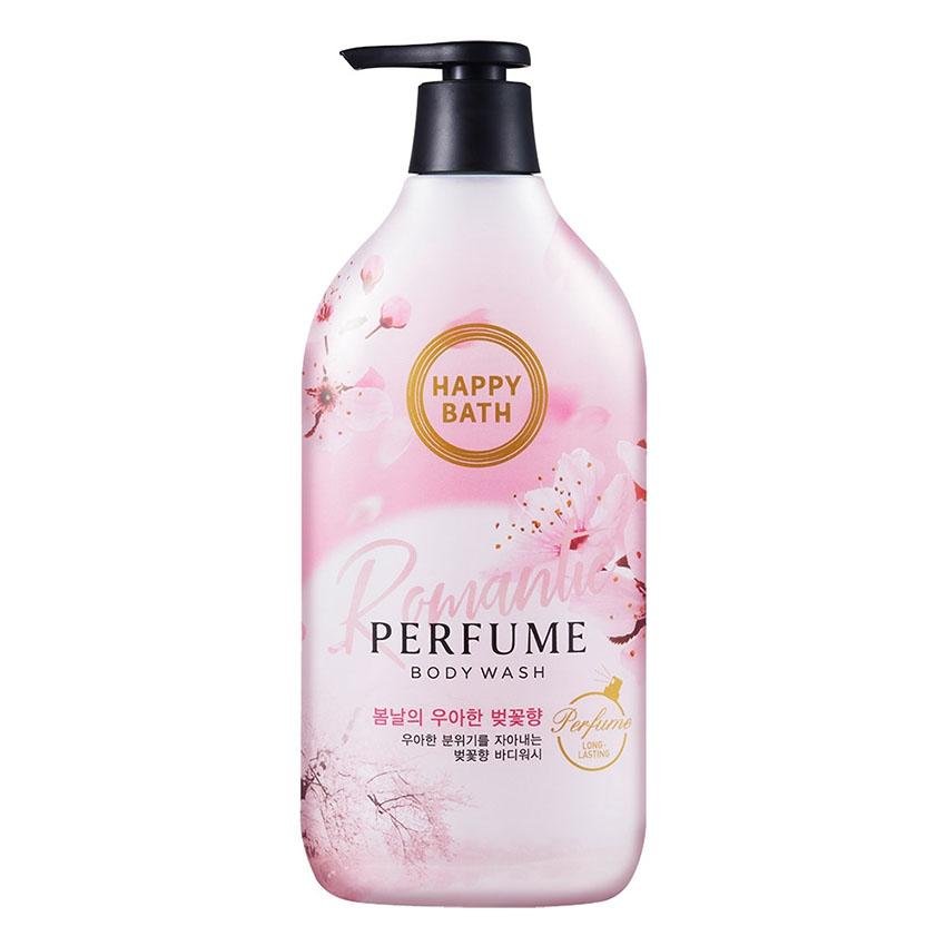 Happy Bath Romantic Cherry Blossom Body Wash 900g x 2