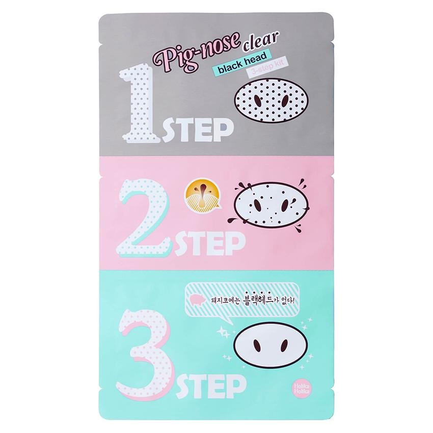 Pig-Clear Blackhead 3-Step Kit (Nose Pack) 350ml