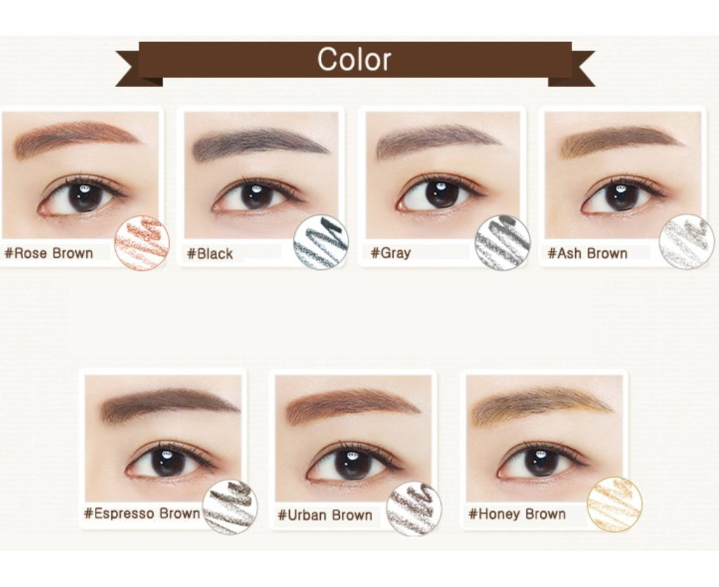 Innisfree Auto Eyebrow Pencil 0.100g - Ash Brown (1pc)
