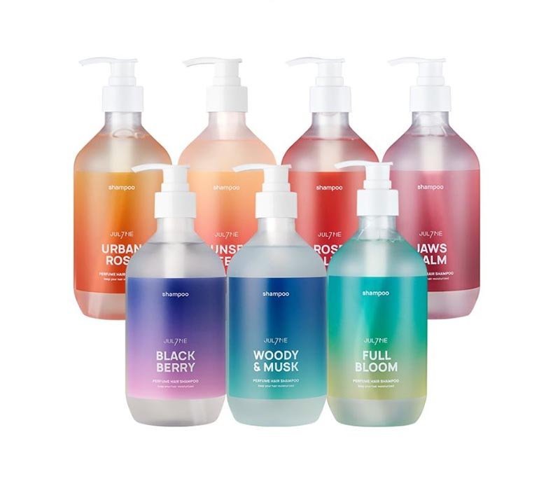 JULYME Large Capacity Perfume Hair Protein Shampoo Baby Powder 500ml