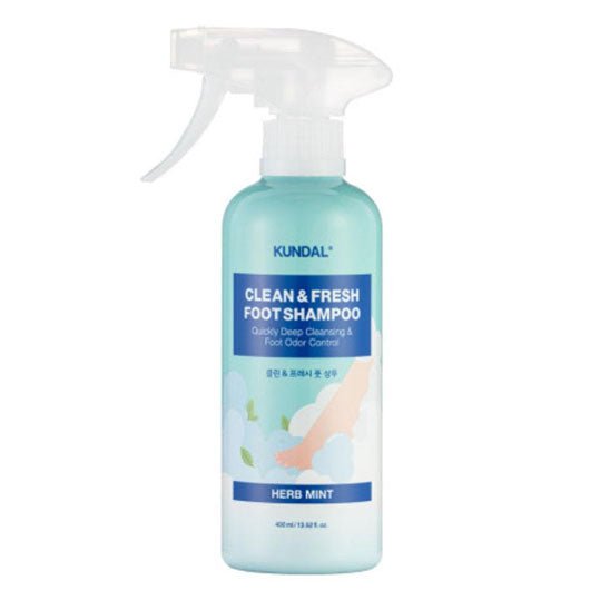 Kundal Clean & Fresh Foot Shampoo, Herb Mint Scent, 400ml, 1ea