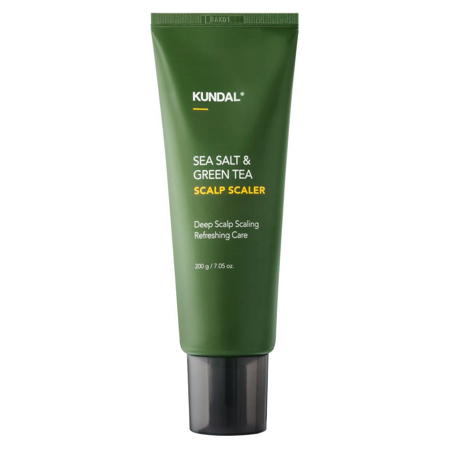 Kundal Matcha & Kale Clarifying Sea Salt Scalp Scaling Shampoo Herb Mint 200g