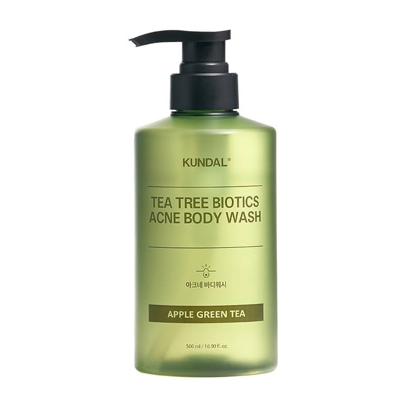 Kundal Tea Tree Biotics Acne Body Wash, Apple Green Tea, 500ml (1pc)