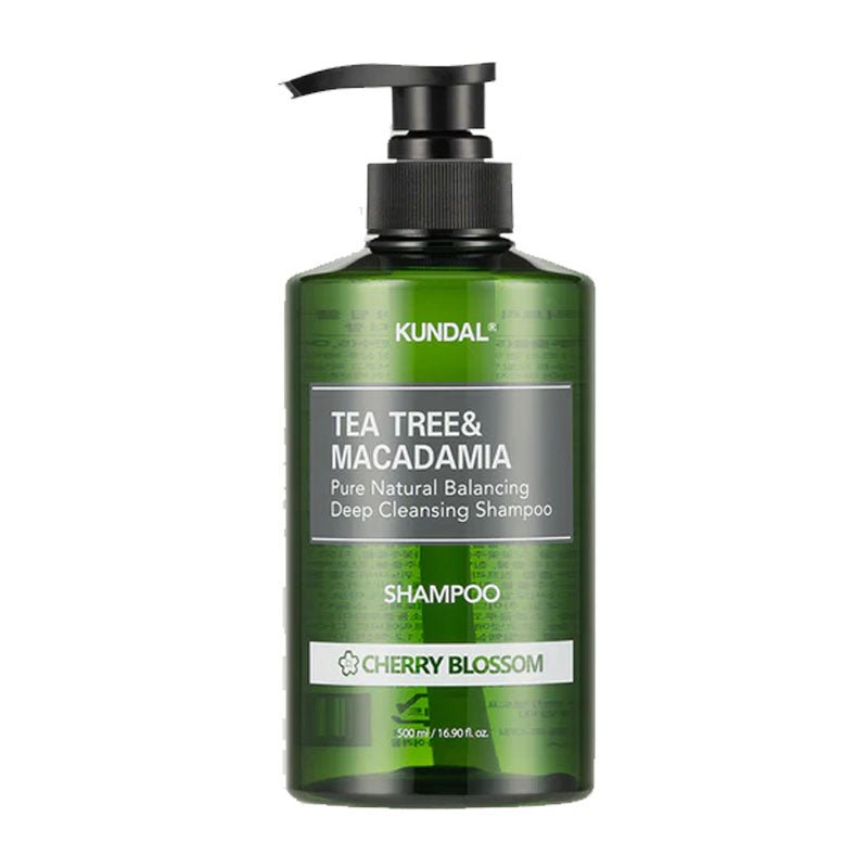 KUNDAL Tea Tree & Macadamia Pure Natural Balancing Deep Cleansing Shampoo 500ml, 1pc