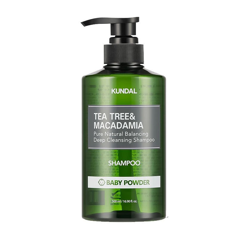 KUNDAL Tea Tree & Macadamia Pure Natural Balancing Deep Cleansing Shampoo 500ml, 1pc