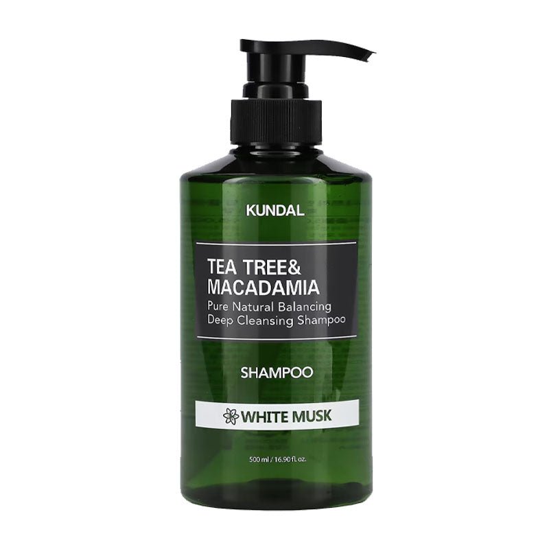 KUNDAL Tea Tree & Macadamia Pure Natural Balancing Deep Cleansing Shampoo 500ml, 1pc