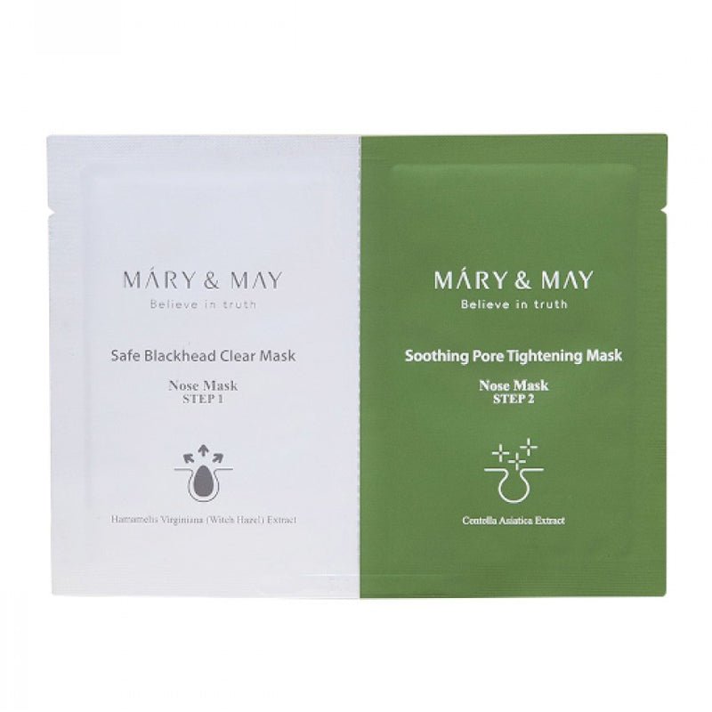 Mary & May Daily Safe Blackhead Clear Nose Mask 3Sheets