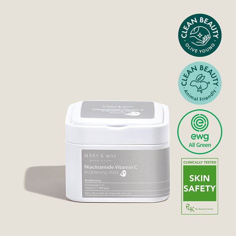 Mary & May Niacinamide Vitamin C Brightening Daily Mask Pack (450pcs)
