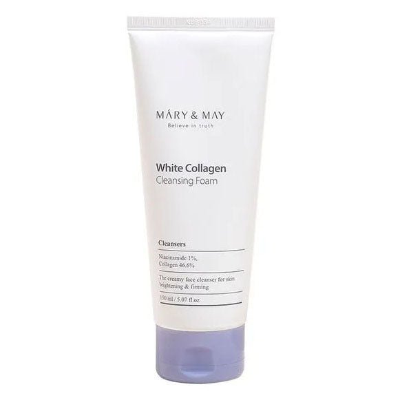 Mary & May White Collagen Cleansing Foam 150ml, 1pc
