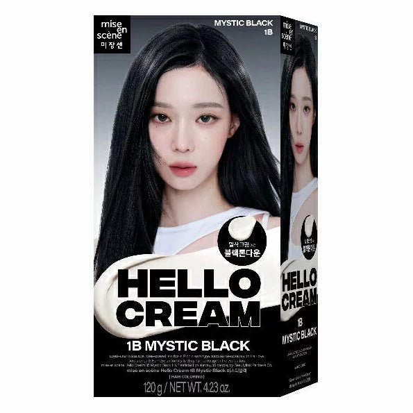 Mise-en-scène Hello Cream Double Cover Hair Color for Gray Hair 120g (1pc)
