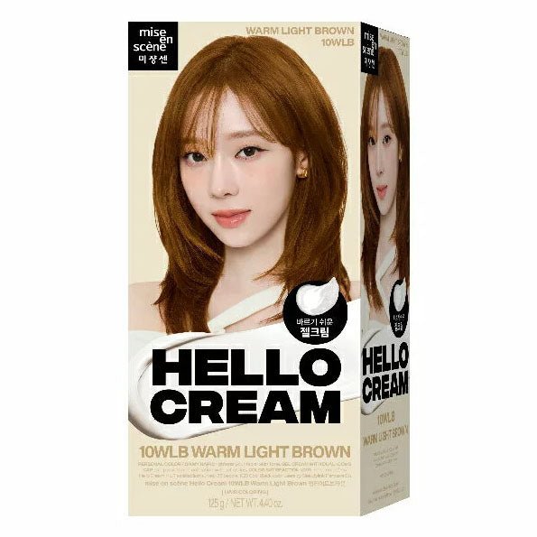 Mise-en-scène Hello Cream Double Cover Hair Color for Gray Hair 120g (1pc)