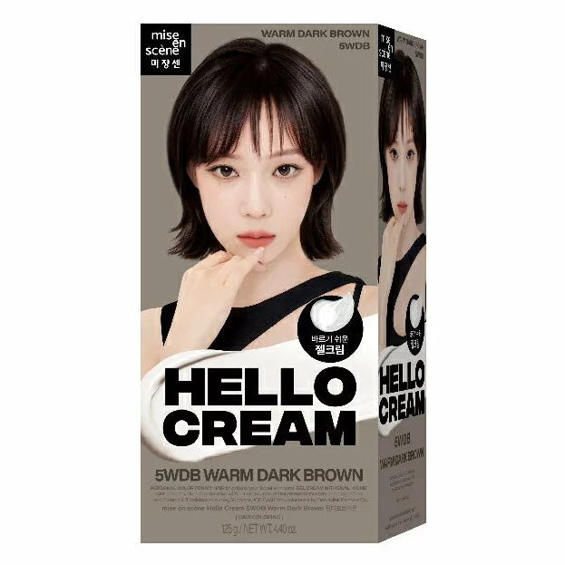 Mise-en-scène Hello Cream Double Cover Hair Color for Gray Hair 120g (1pc)