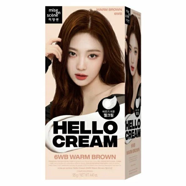 Mise-en-scène Hello Cream Double Cover Hair Color for Gray Hair 120g (1pc)