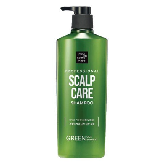 Mise-en-scène Scalp Care Green Cica Shampoo for Oily Scalp (Green Floral Scent), 680ml, 1pc