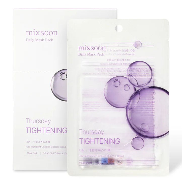 Mixsoon Daily Mask Pack Saturday 20ml (10 Sheets)