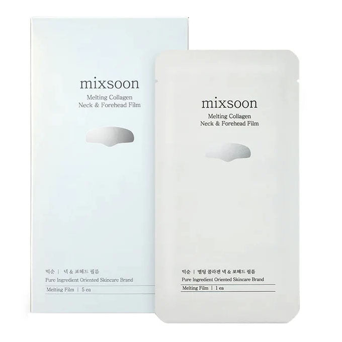 Mixsoon Melting Collagen Neck & Forehead Film, 100Sheets