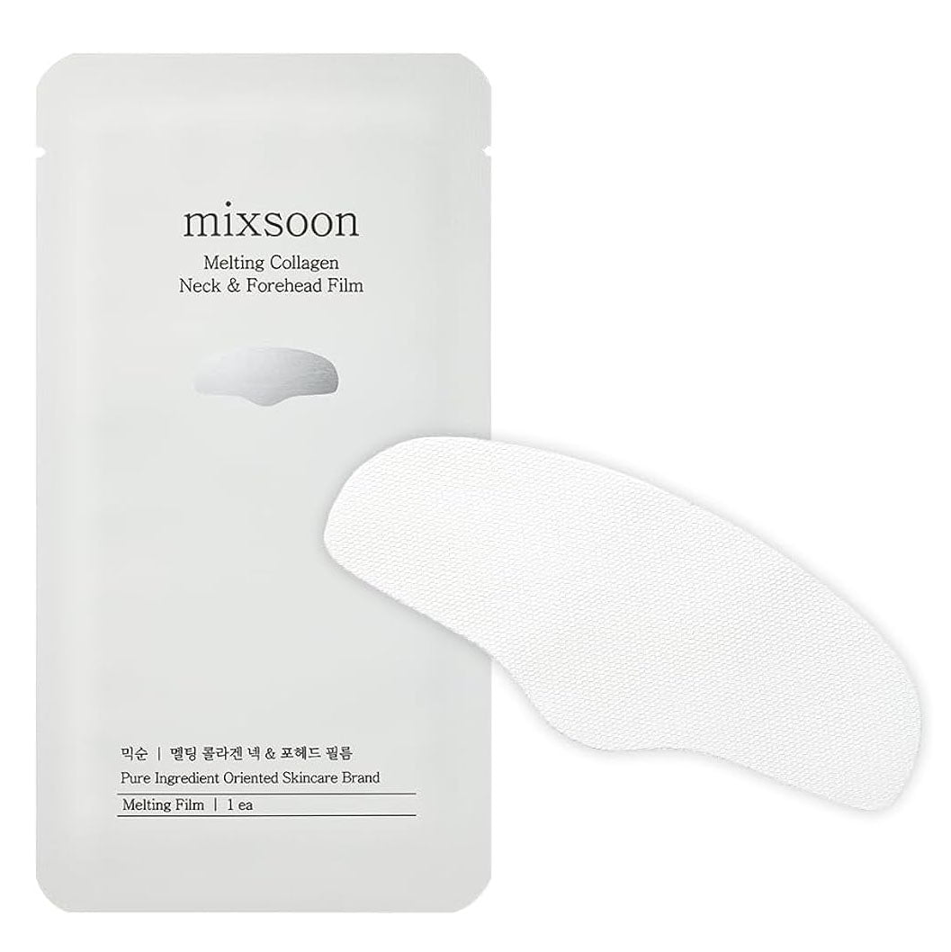 Mixsoon Melting Collagen Neck & Forehead Film, 100Sheets
