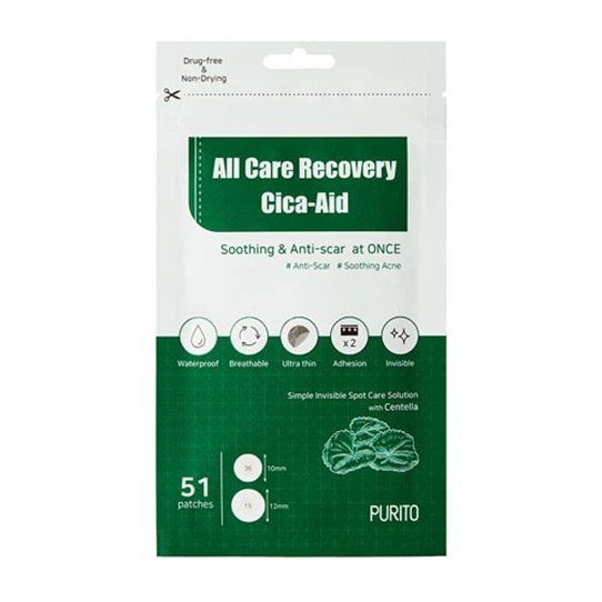 PURITO All Care Recovery Cica-Aid (51 Patches) 100ml