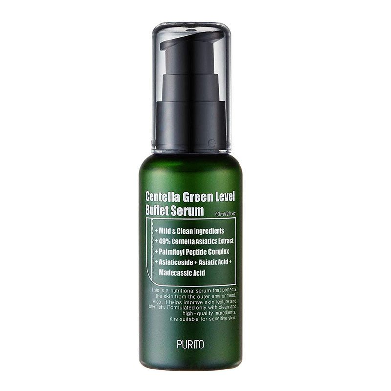 Purito Centella Green Level Buffet Serum 60ml (Dry & Combination Skin) - 1pc