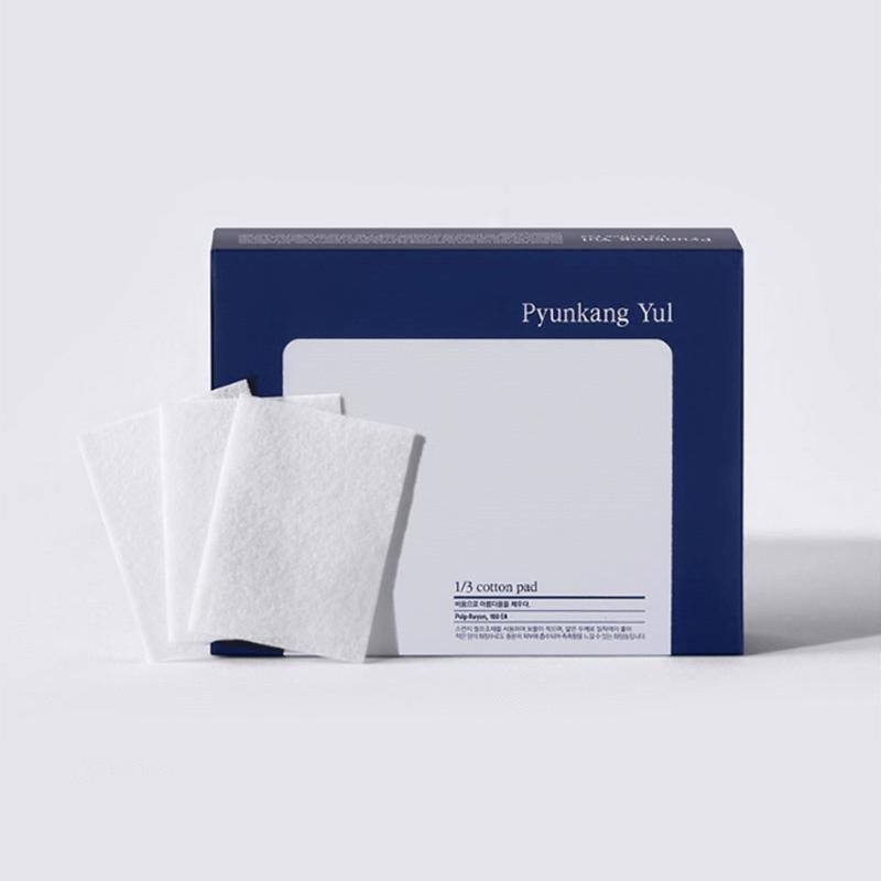 Pyunkang Yul 1/3 Cotton Pad - Highly Absorbent Lint-Free Facial Toner Pads (160 Pads) 100ml