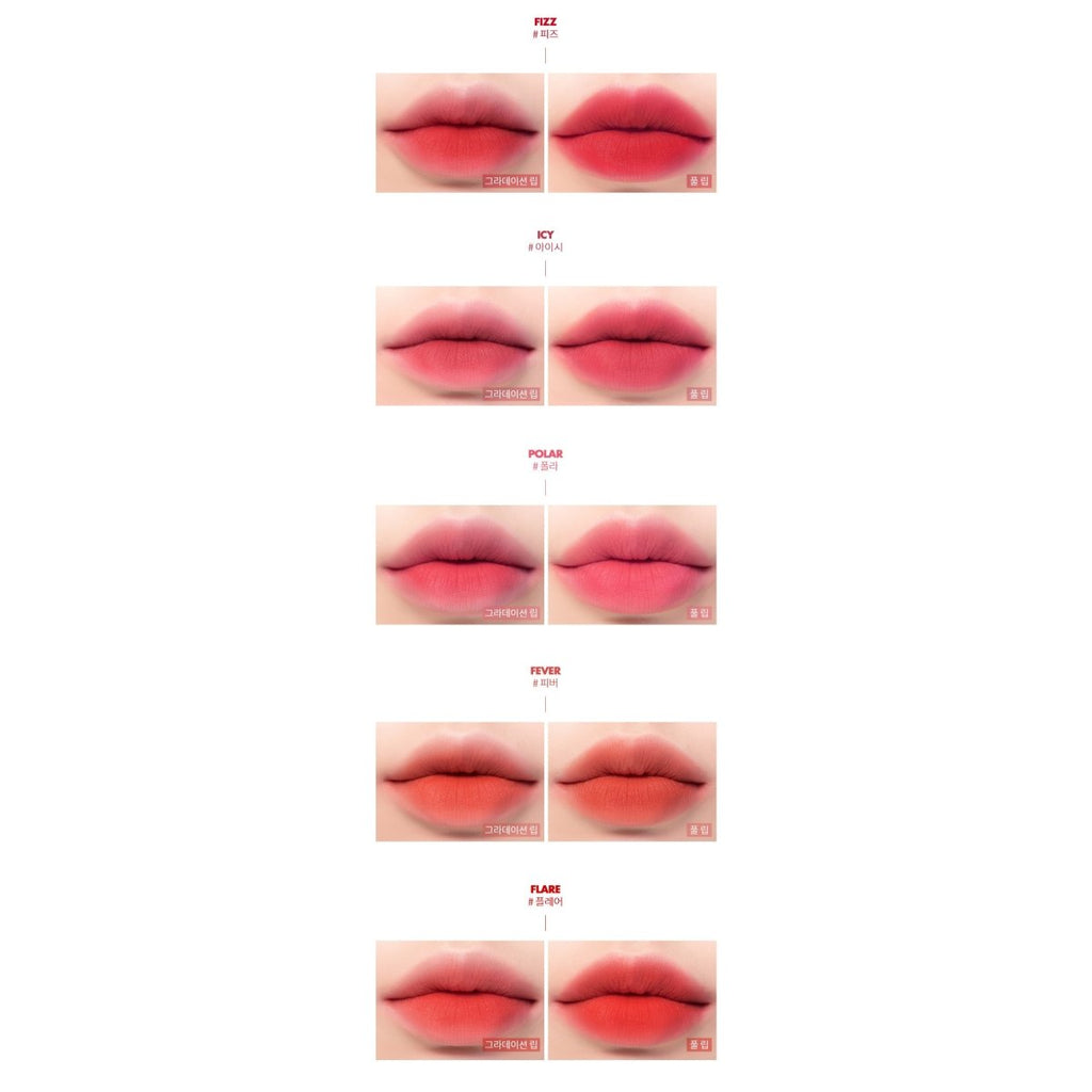 Romand Zero Velvet Tint 5pcs
