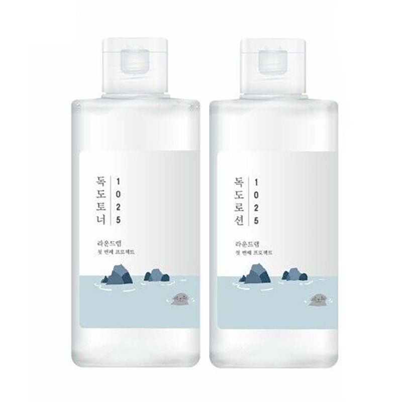 Round Lab 1025 Dokdo Moisture Gift Special 3-Item Set (Toner 200ml + Lotion 220ml + Cream 50ml)