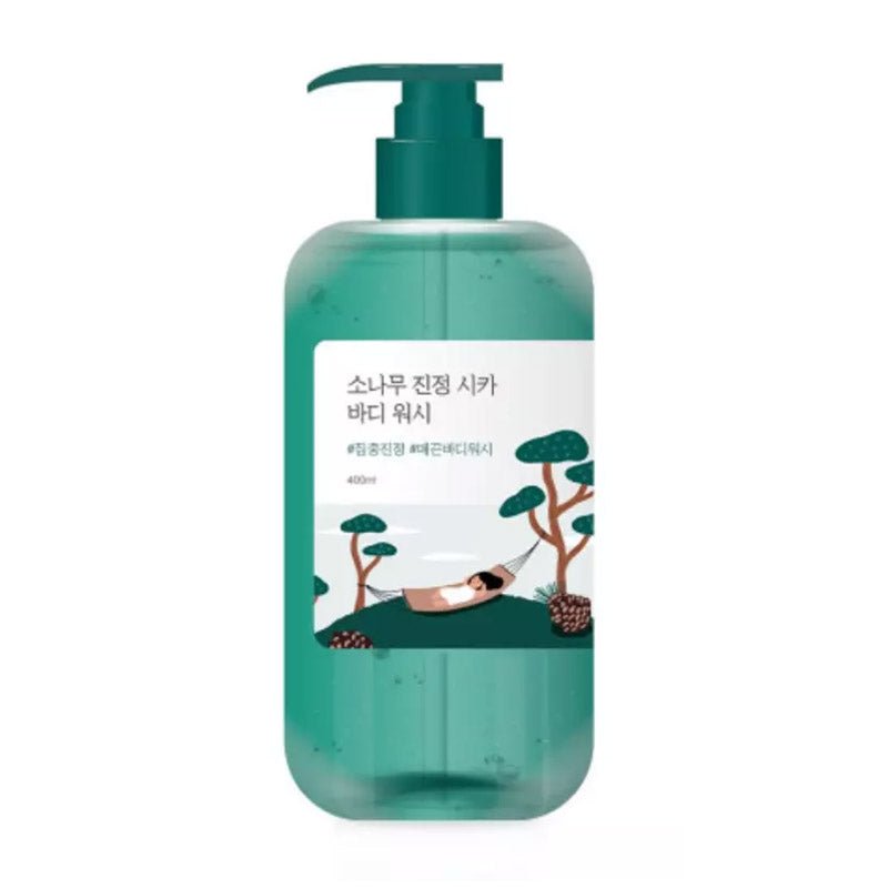 Round Lab Pine Calming Cica Body Wash (Forest Scent) 400ml, 1ea