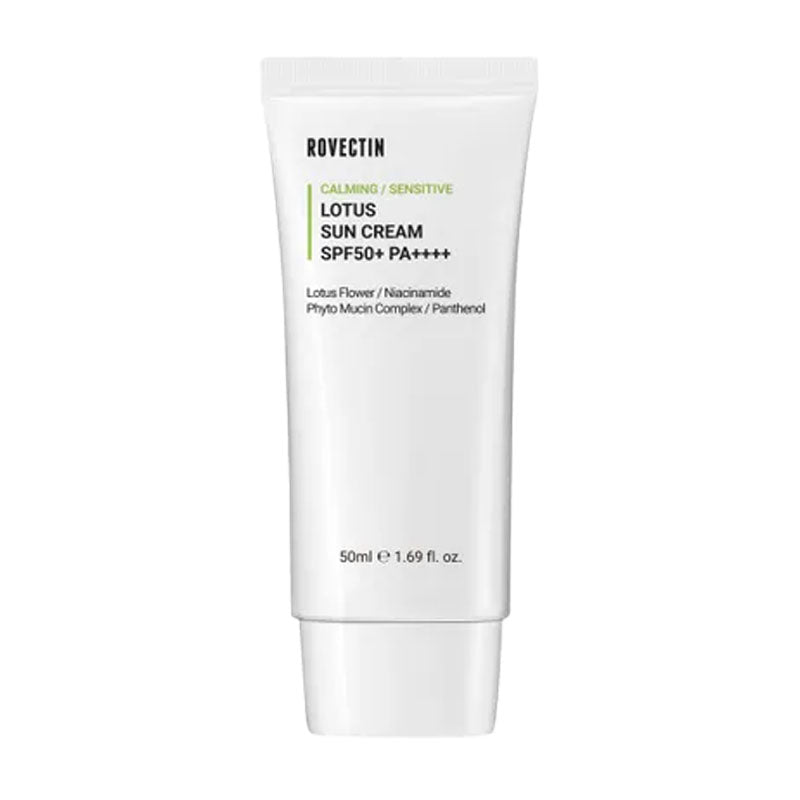 Rovectin Calming Lotus Sun Cream 50ml (SPF50+), 2ea