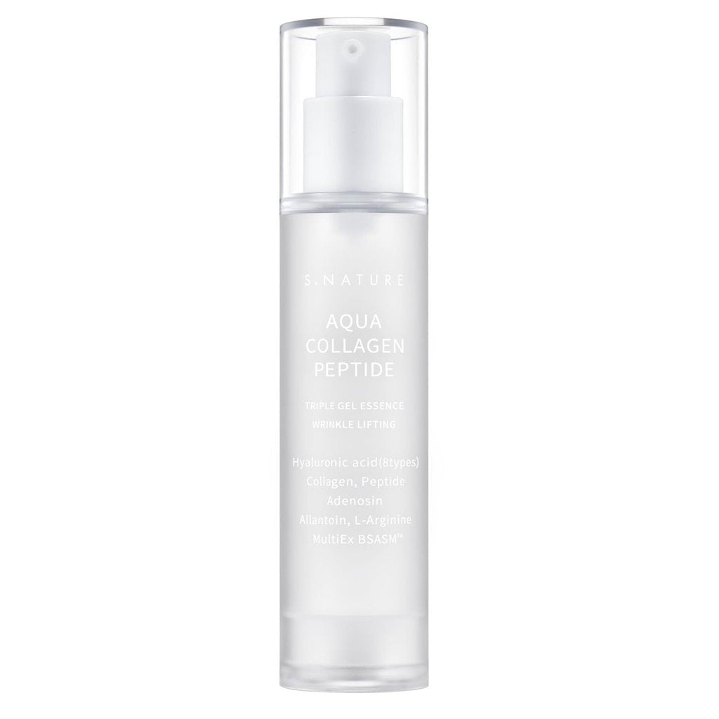 S.Nature Aqua Collagen Peptide Triple Gel Essence 50ml 1+1 Set (+ Toner 12ml)