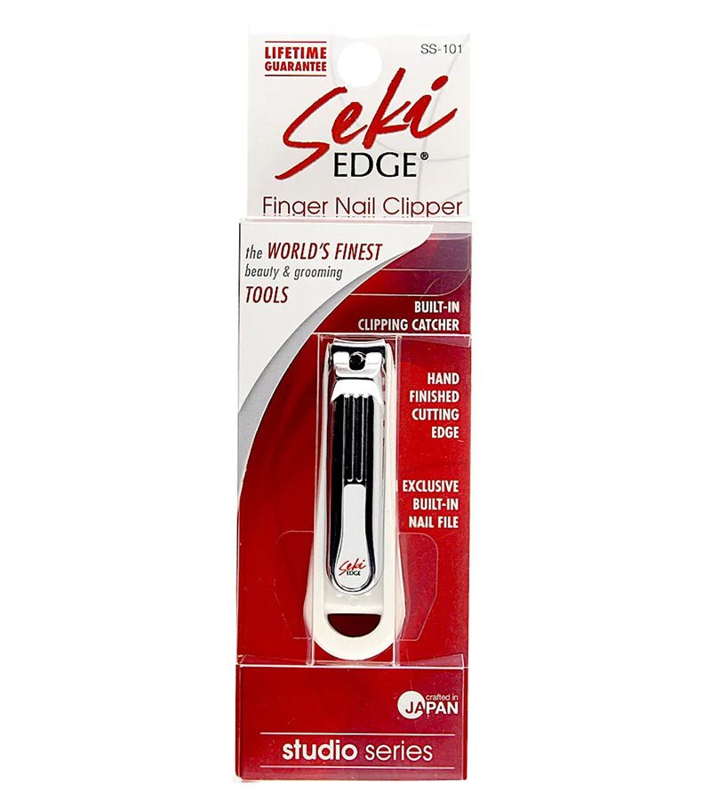 Seki Edge Deluxe Fingernail Clipper with Nail Catcher and File (SS-101) 100ml