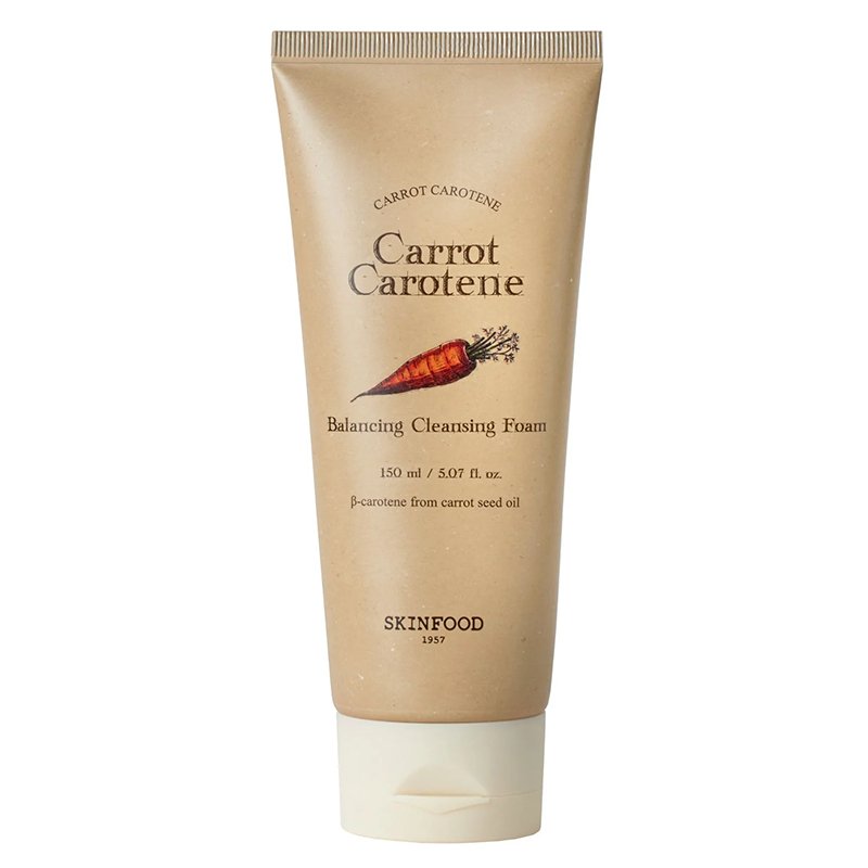 Skinfood Carrot Carotene Balancing Cleansing Foam 30ml (Pack of 2)