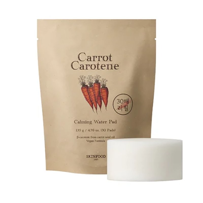 Skinfood Carrot Carotene Calming Water Pad Refill (30 pads) 450ml