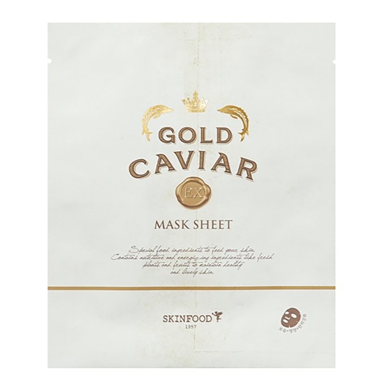 Skinfood Gold Caviar EX Mask Sheet 25Sheets