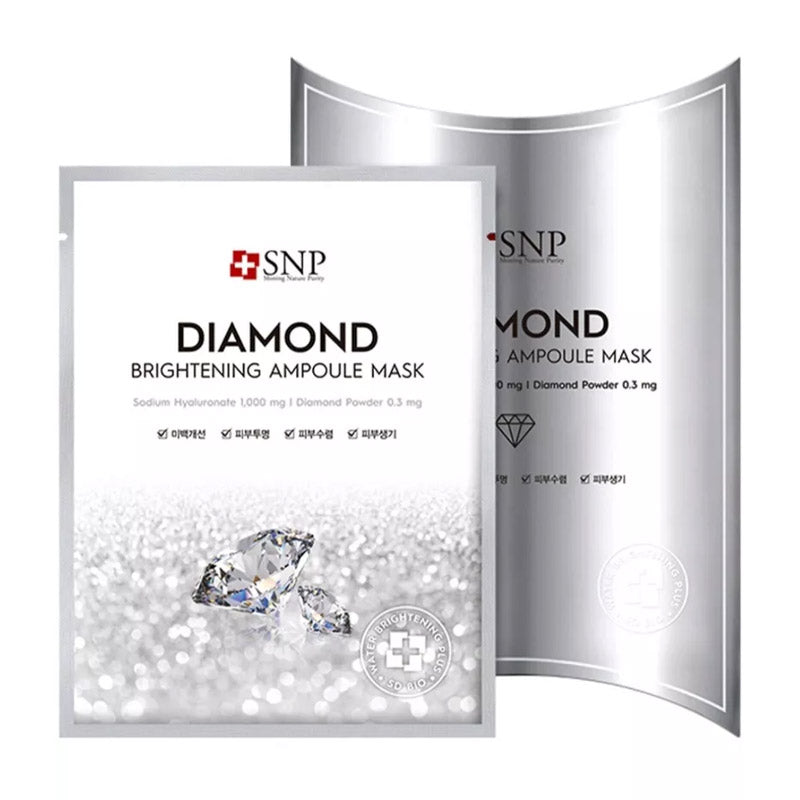 SNP Diamond Brightening Ampoule Mask (30Sheets)