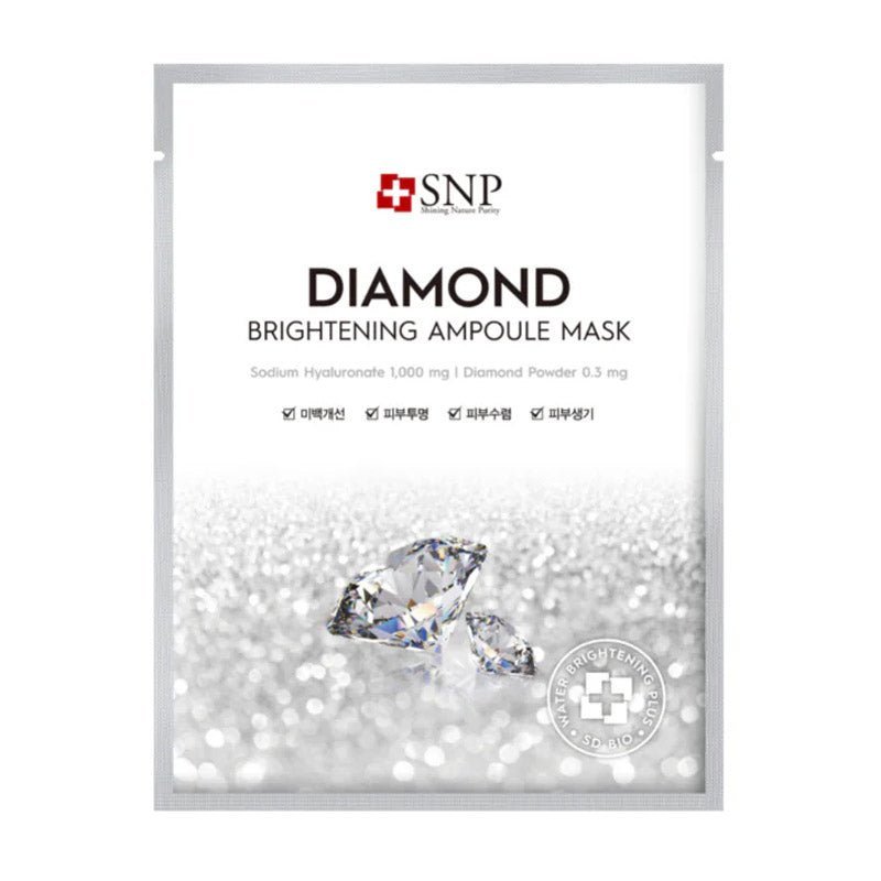 SNP Diamond Brightening Ampoule Mask (30Sheets)