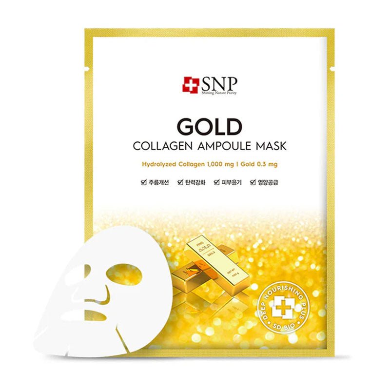 SNP Gold Collagen Ampoule Mask 25ml x 10ea (1 Box)