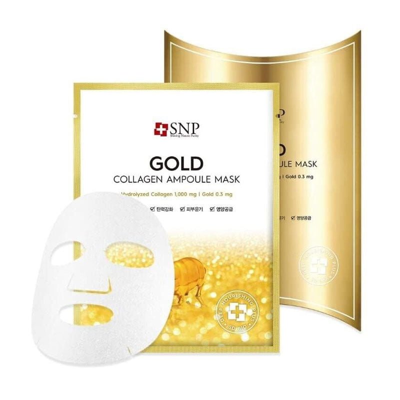 SNP Gold Collagen Ampoule Mask 25ml x 10ea (1 Box)